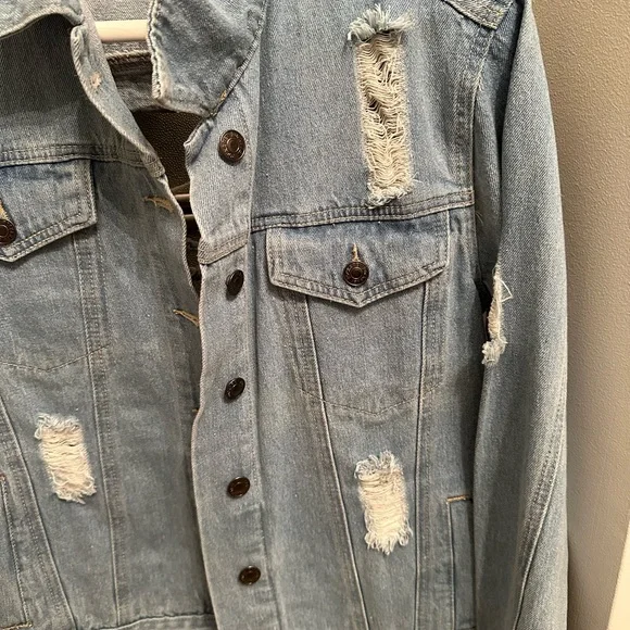 The Rockn Rev Ripped Jean Jacket - Picture 3 of 6